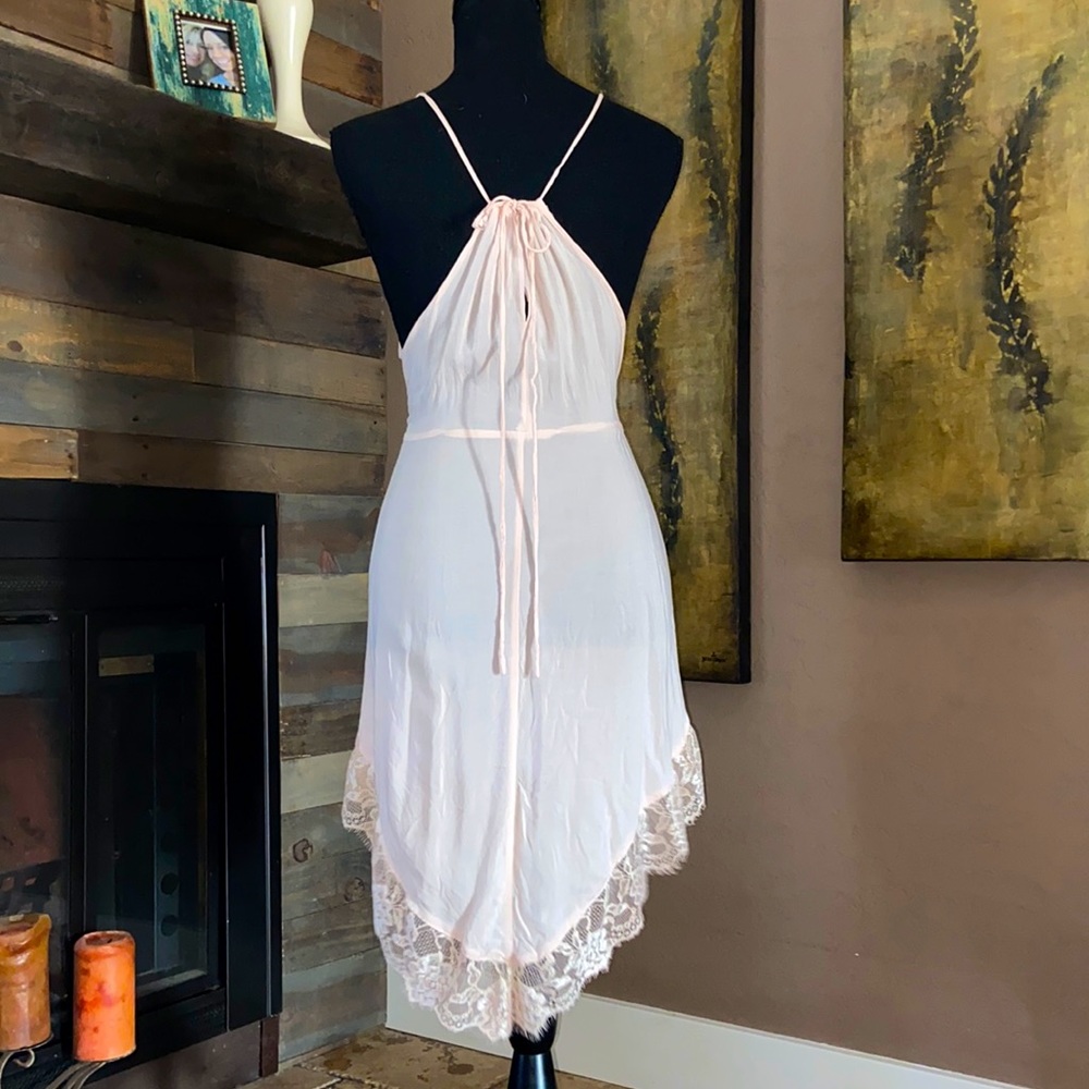 Free People lac slip dress